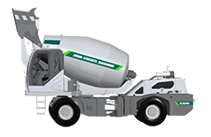 Self-Loading Concrete Mixer